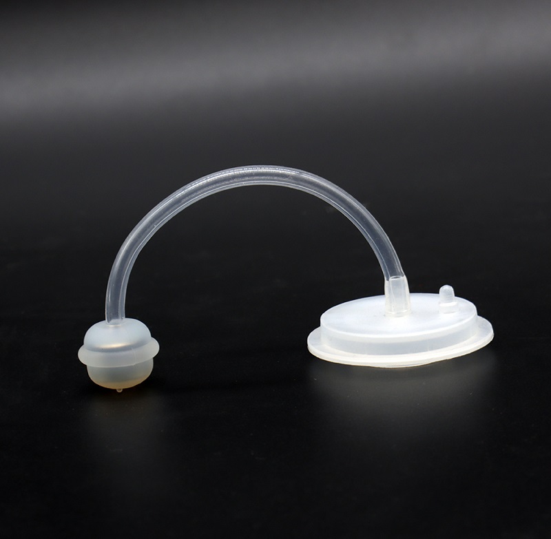 Anti-colic baby bottle with straw and gravity ball silicone baby care products