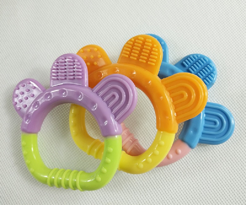 baby biting silicone teether